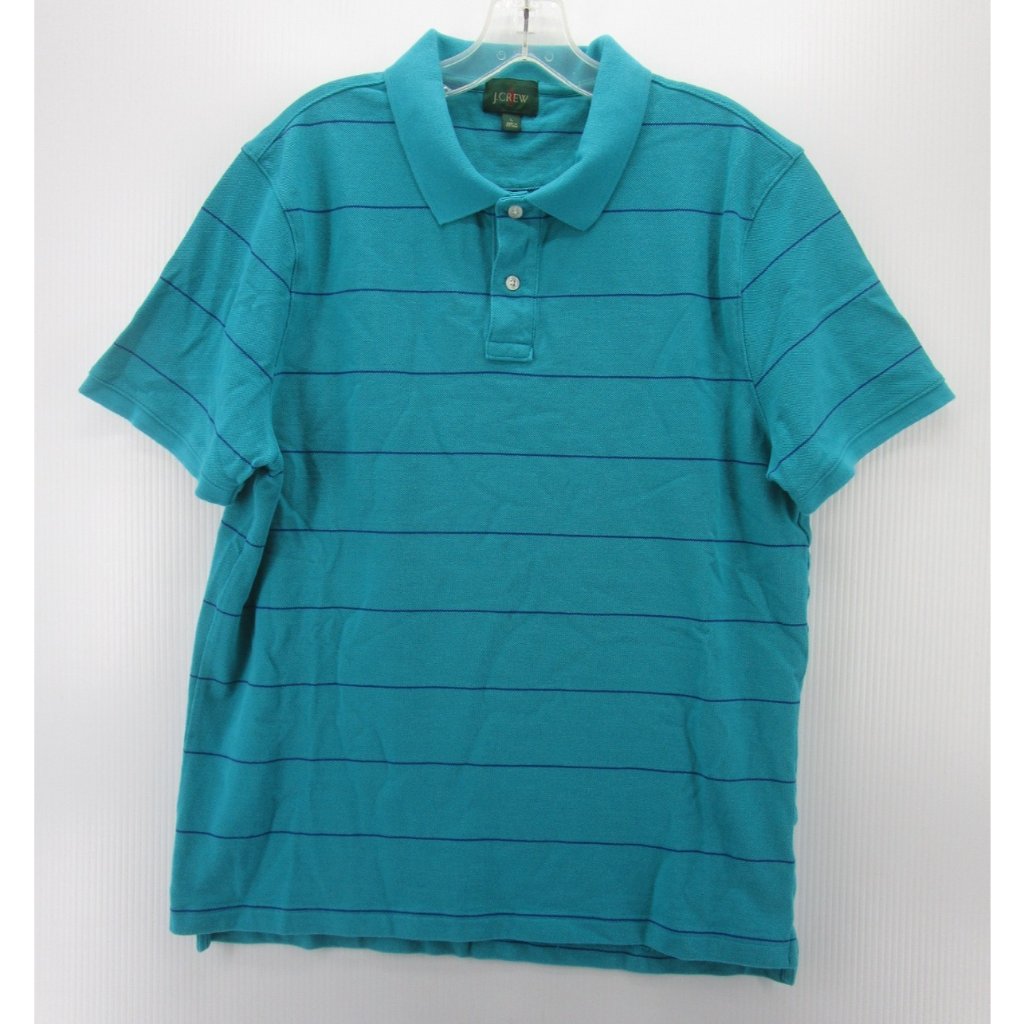 J Crew Polo Shirt Large Oarsman Pullover Vintage Inspired Preppy Pique